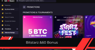 Bitstarz %60 bonus